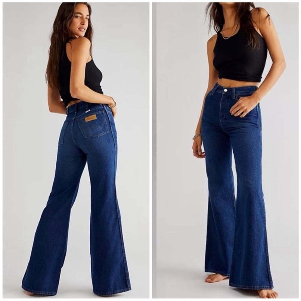 NWT Wrangler wanderer 622 high rise flare jeans 27